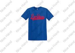 Luckbox hall of fame. Blue with Red Lettering